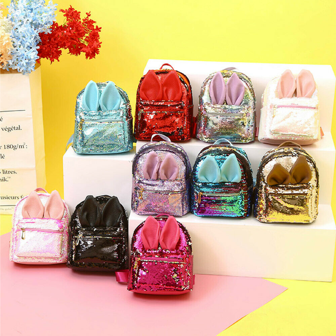 Glitter small backpack on sale