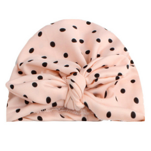 Baby Girls Cotton Polka Dot Turban