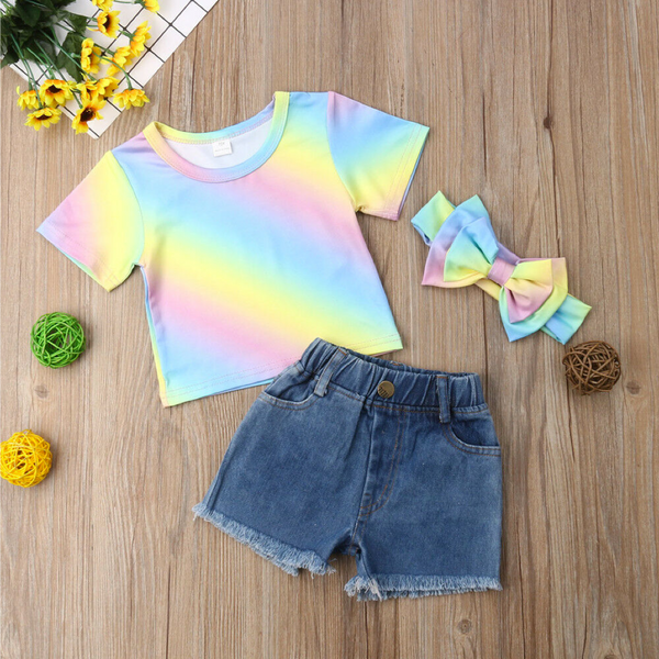 Rainbows + Denim 🌈