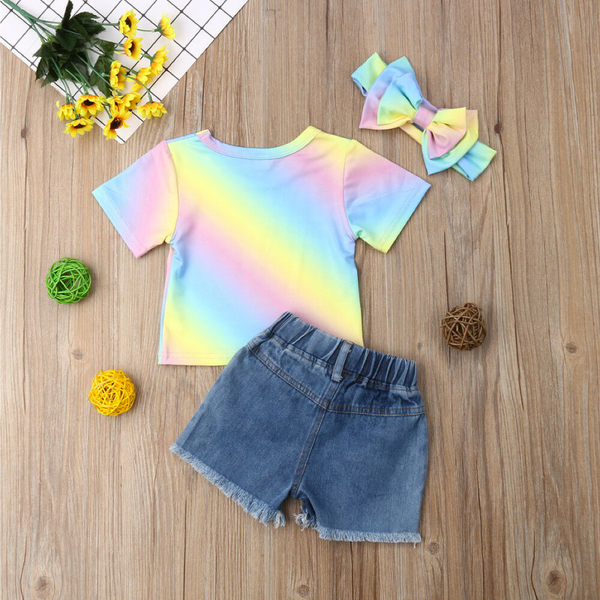 Rainbows + Denim 🌈